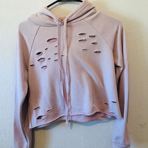 Rue 21 cropped hoodie